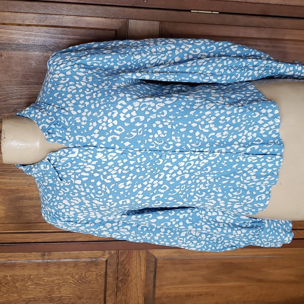 Zara NWT Long Sleeve Blouse Top Sz S